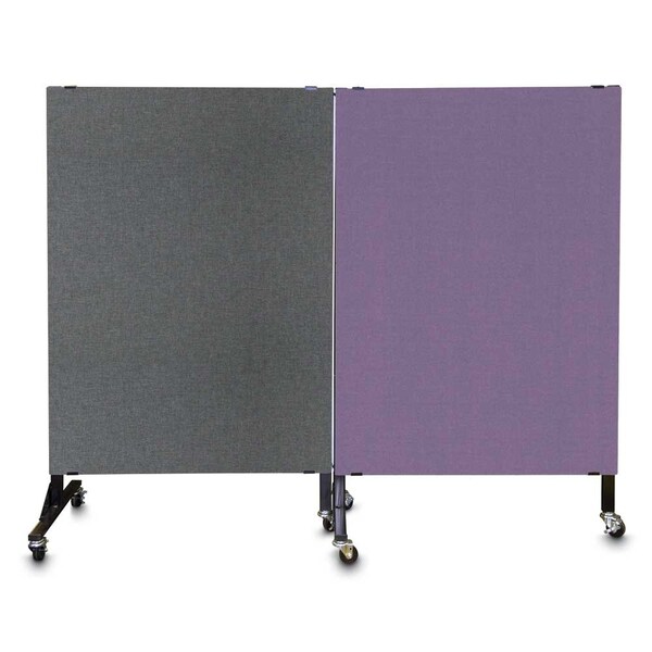 Enclosed Corkboard, 3 Door, 96"x48", 4" Fra
